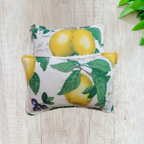 Reusable Sponge Lemon Dish Scrubby Set Of 2 - Picture 5 of 5